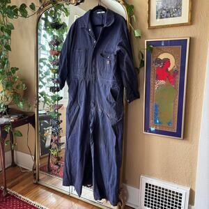 Vintage Rasco Purple Coveralls Distressed Unisex Utility Workwear